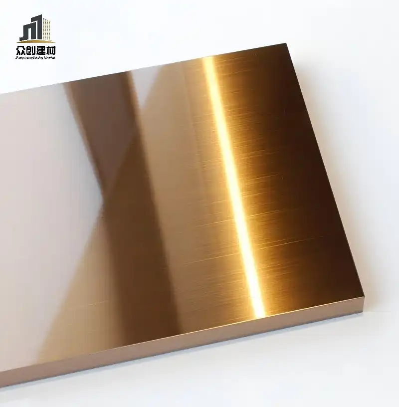 Brushed Bronze Finish Color Swatch, Custom Color According to Client Sample